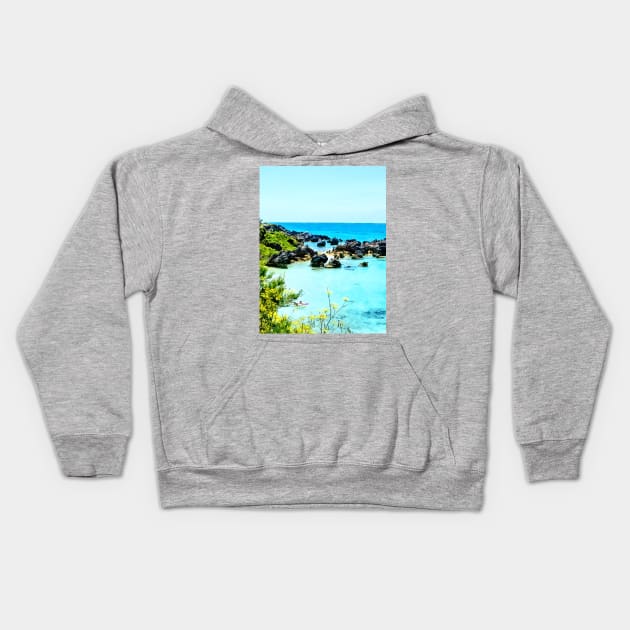 Bermuda - Beach at St. George Bermuda Kids Hoodie by SusanSavad